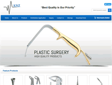 Tablet Screenshot of knzsurgical.com